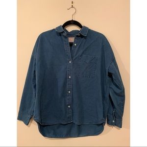 Everlane Women’s Square Cut Denim Shirt